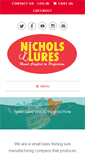 Mobile Screenshot of nicholslures.com