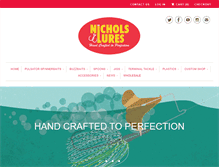 Tablet Screenshot of nicholslures.com